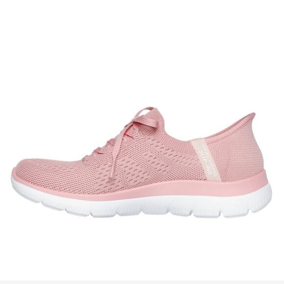 Skechers Women's Hands Free Slip-ins Summits Sneaker, Machine Washable Wide Fit - Picture 4 of 5